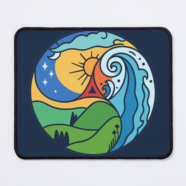 Item preview, Earth • Sea • Sky Harmony designed and sold by MoonwalkDesigns.