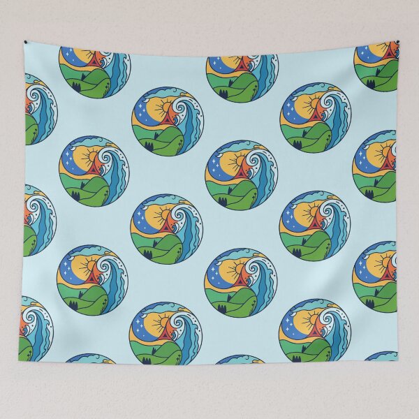 Item preview, Earth • Sea • Sky Harmony designed and sold by MoonwalkDesigns.
