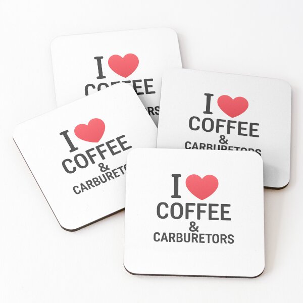 Item preview, I Love Coffee and Carburetors – Mechanic Coffee Lover Funny designed and sold by Fleetwood1994.