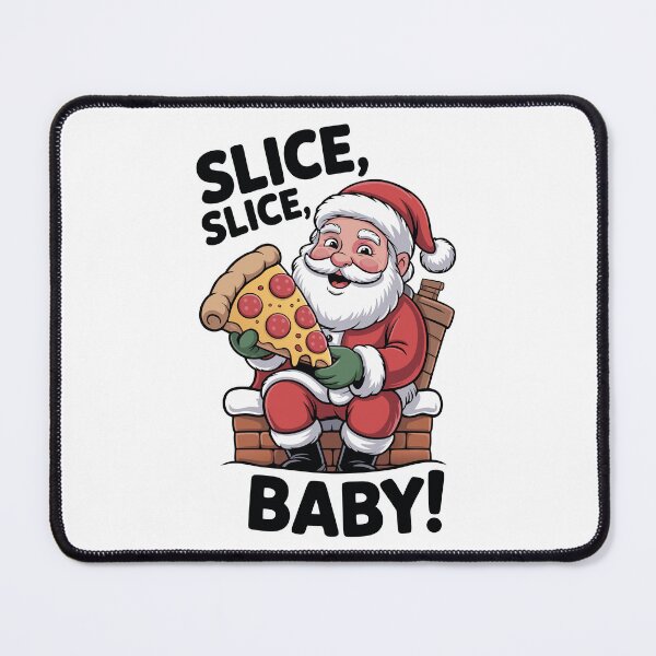 Item preview, Slice Slice Baby Santa’s Cheesy Holiday Break designed and sold by TeezTales.