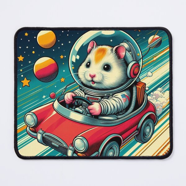 Item preview, Astranaut cute hamster  designed and sold by Dogandesighn.