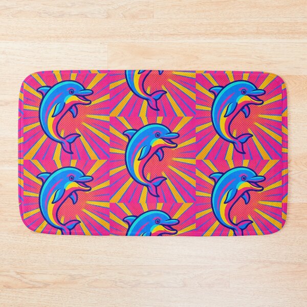 Item preview, Colorful cute dolphin  designed and sold by Dogandesighn.