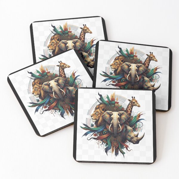 Item preview, Majestic African Wildlife Fusion designed and sold by BrightEdge25.
