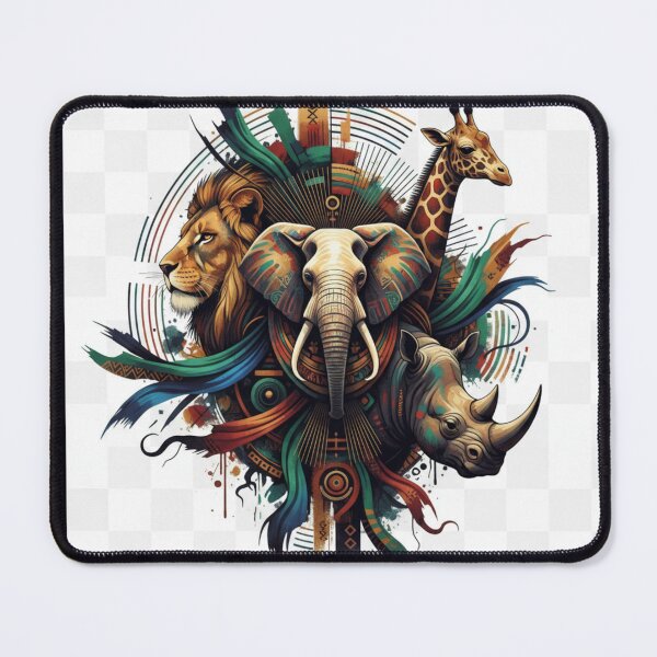 Item preview, Majestic African Wildlife Fusion designed and sold by BrightEdge25.