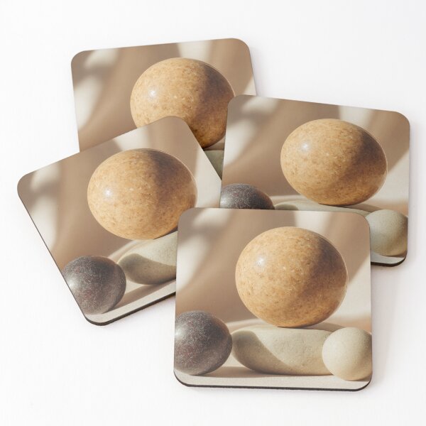 Item preview, Natural stone spheres on soft fabric designed and sold by anytka.