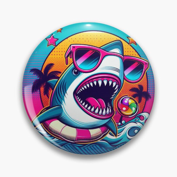 Item preview, Colorful cute shark  designed and sold by Dogandesighn.