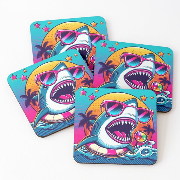 Item preview, Colorful cute shark  designed and sold by Dogandesighn.