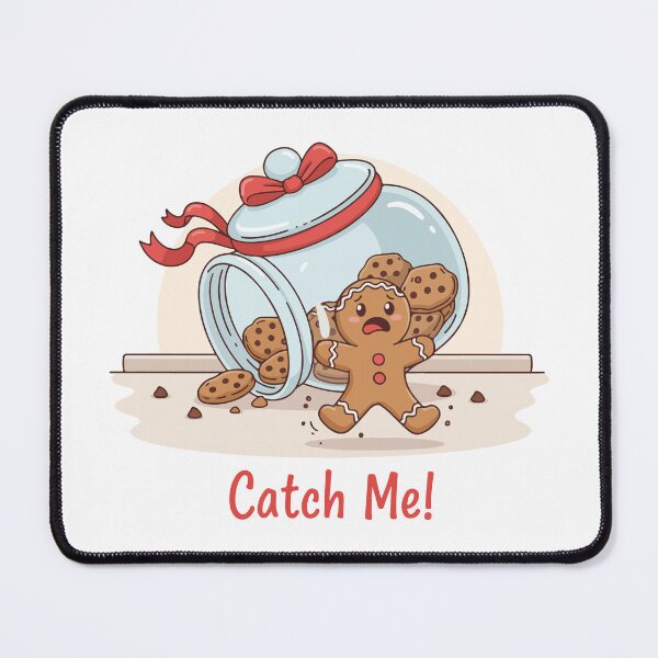 Item preview, Funny Kawaii Gingerbread Man Running – “Catch Me!” Christmas designed and sold by stylishdzign.