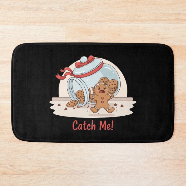 Item preview, Funny Kawaii Gingerbread Man Running – “Catch Me!” Christmas  designed and sold by stylishdzign.