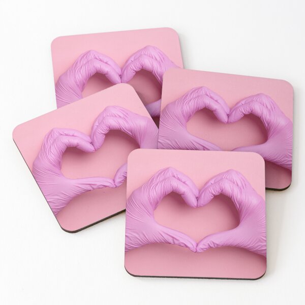 Item preview, Hands form a heart shape with gloves designed and sold by anytka.