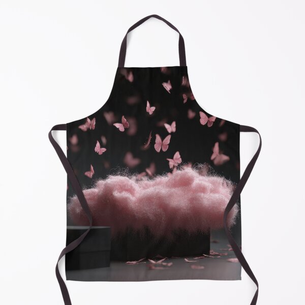 Item preview, Pink butterflies surround soft cloud designed and sold by anytka.