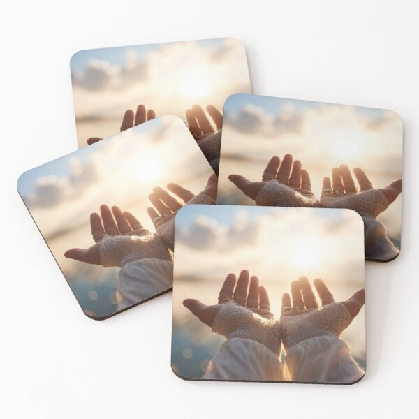 Item preview, Hands reaching for sunrise designed and sold by anytka.