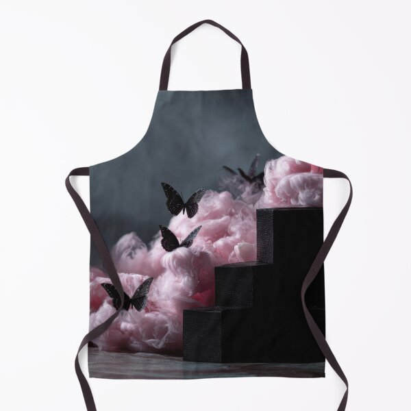 Item preview, Black butterflies among pink clouds designed and sold by anytka.