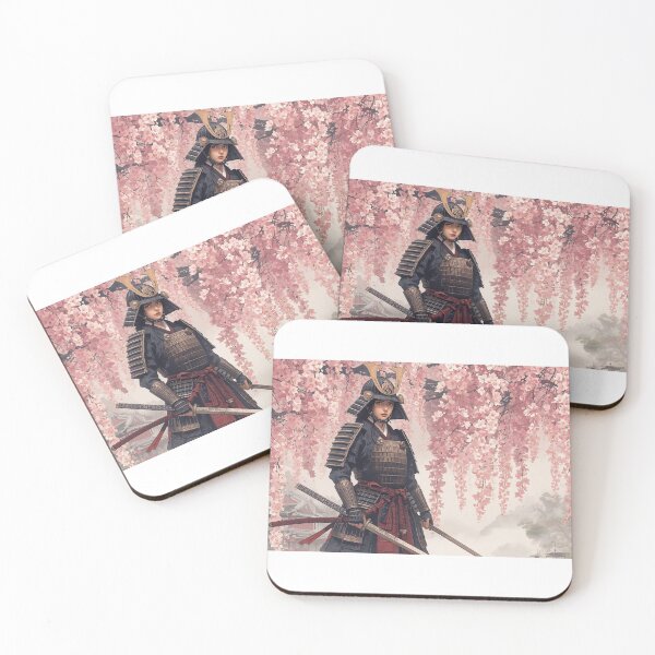 Item preview, Elegant Female samurai warrior art designed and sold by OniBladeStudio.