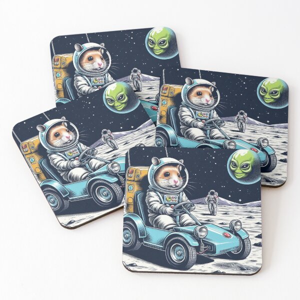 Item preview, Cute astronaut hamster  designed and sold by Dogandesighn.