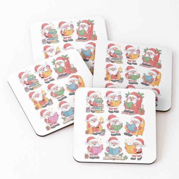 Item preview, 9 Santas Who’d Rather Be Reading designed and sold by TeezTales.