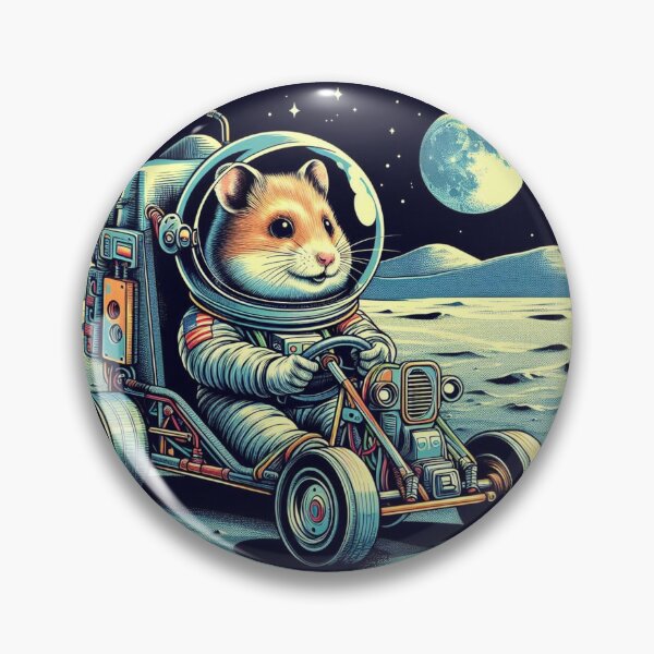 Item preview, Cute astronaut hamster  designed and sold by Dogandesighn.