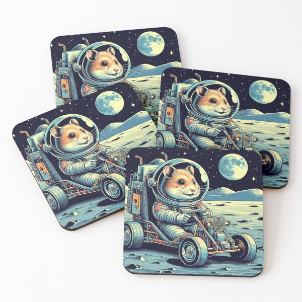 Item preview, Cute astronaut hamster  designed and sold by Dogandesighn.