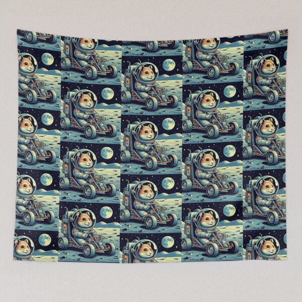 Item preview, Cute astronaut hamster  designed and sold by Dogandesighn.
