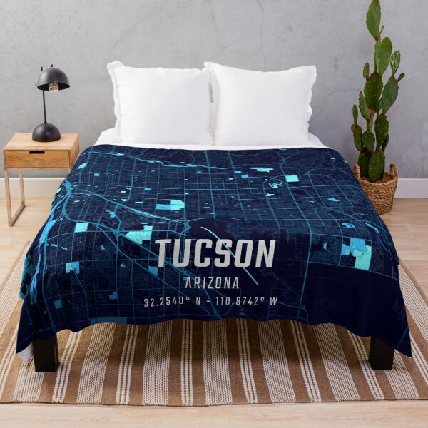 Item preview, Tucson Midnight City Map designed and sold by HomeLivingCo.