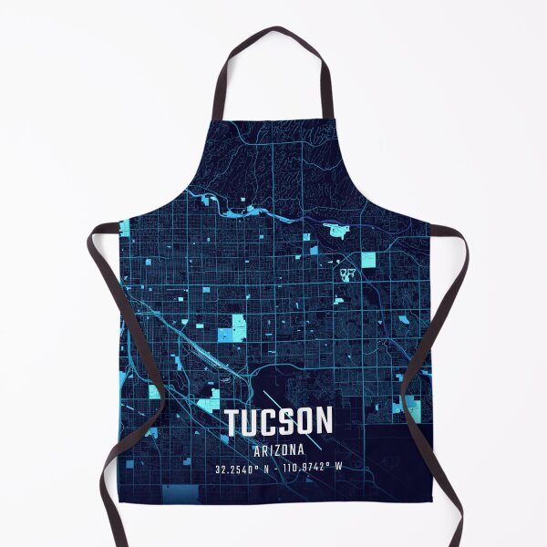 Item preview, Tucson Midnight City Map designed and sold by HomeLivingCo.