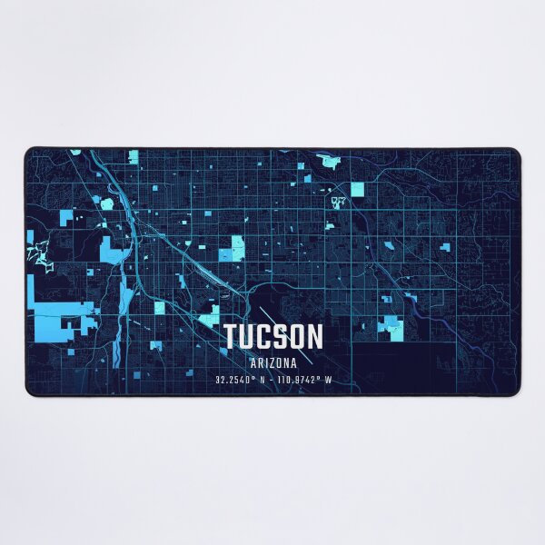 Item preview, Tucson Midnight City Map designed and sold by HomeLivingCo.