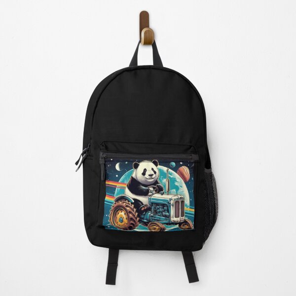 Item preview, a panda driving an old tractor in space designed and sold by Dogandesighn.