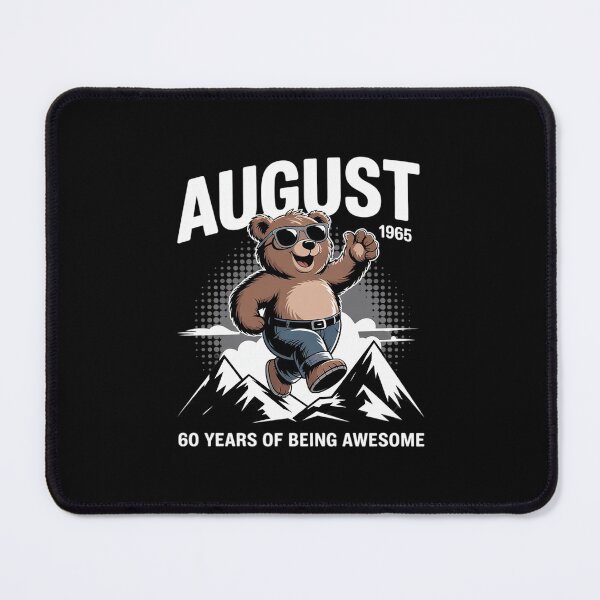 Item preview, 60th Birthday Bear Legends August 1965 60 Years Old For Men designed and sold by THagBlue.