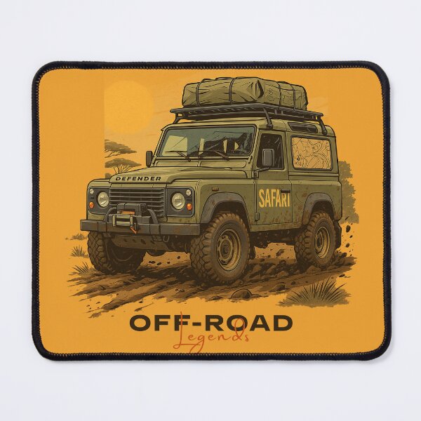 Item preview, Off-Road Legends — Safari Land Rover Defender Adventure Poster designed and sold by KrintoryTees.