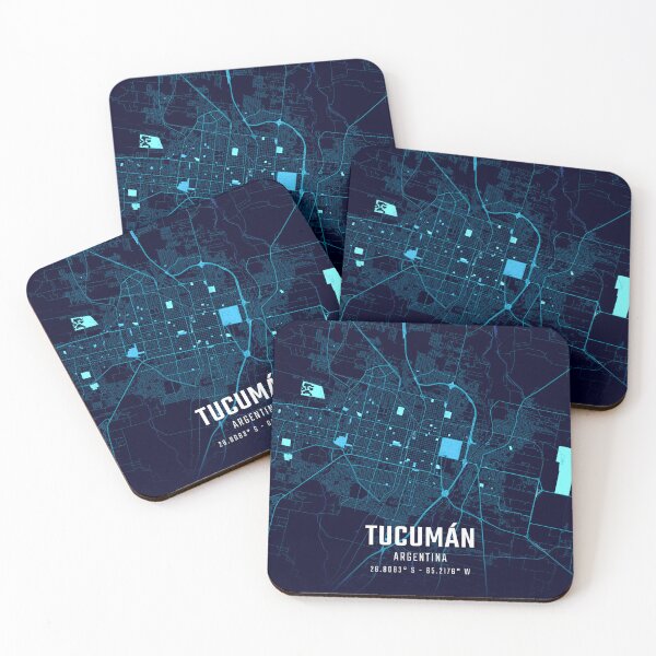 Item preview, Tucumán Midnight City Map designed and sold by HomeLivingCo.