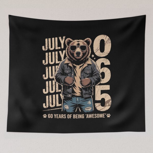 Item preview, 60th Birthday Bear Legends July 1965 60 Years Old For Mens  designed and sold by THagBlue.