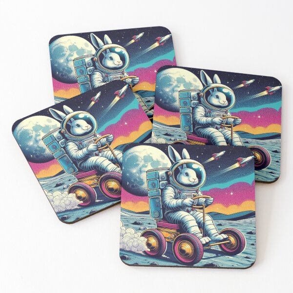 Item preview, Cute astronaut bunny  designed and sold by Dogandesighn.