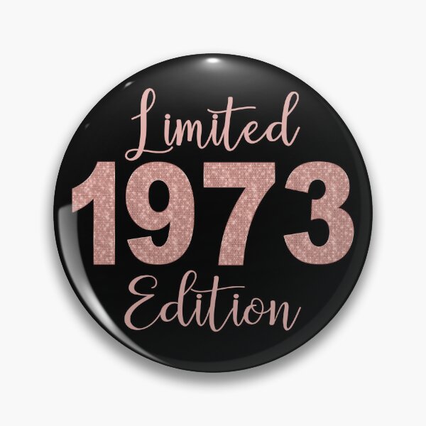 Item preview, Birth Year 1973 Rose Gold Diamonds Effect designed and sold by Jeallan Designs.