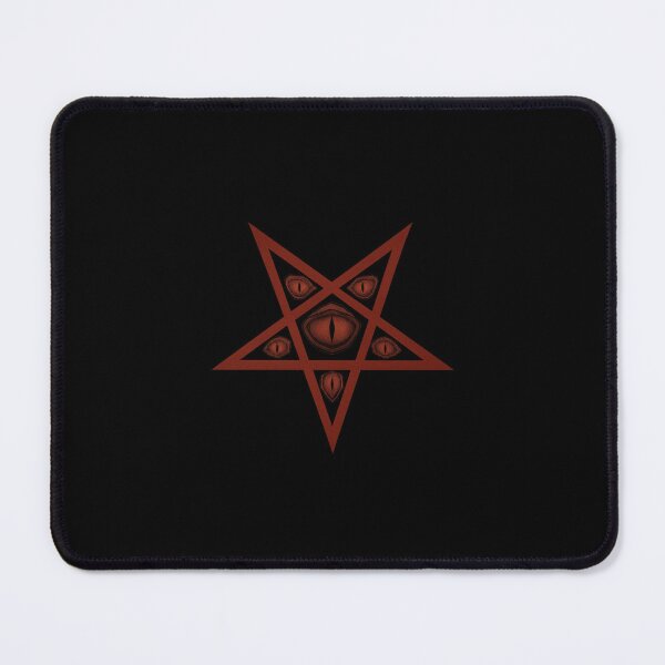 Item preview, "Serpent Eyes Pentagram – Occult Dark Metal Symbol" designed and sold by pitbuulando.