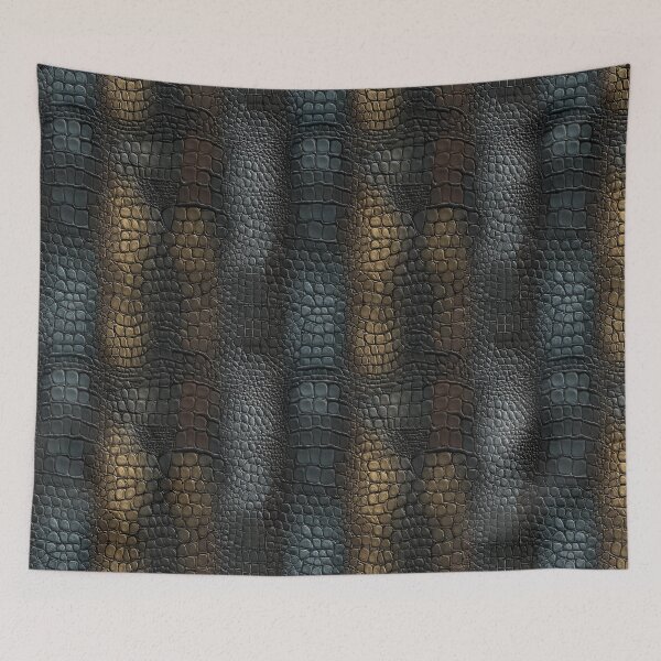 Item preview, Minimalistic Vintage Crocodile Pattern For Animal Print Lover designed and sold by RoyalStarsPatts.