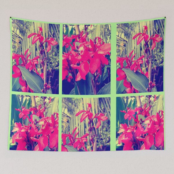 Item preview, collage of photographs of cannes flowers designed and sold by Kacharava.