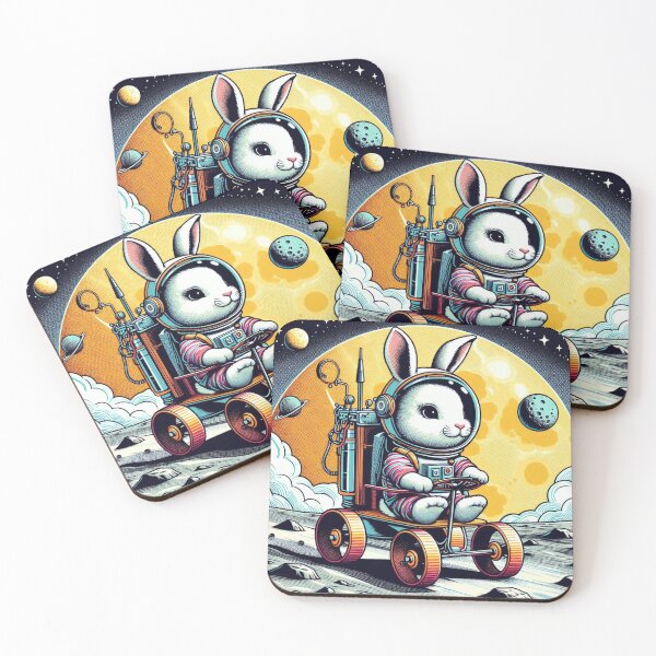 Item preview, Cute astronaut bunny  designed and sold by Dogandesighn.