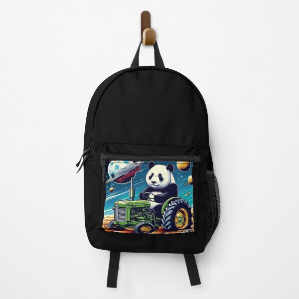 Item preview, panda driving a tractor in space designed and sold by Dogandesighn.