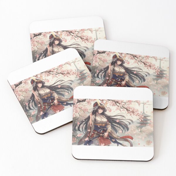 Item preview, Elegant female samurai art  designed and sold by OniBladeStudio.