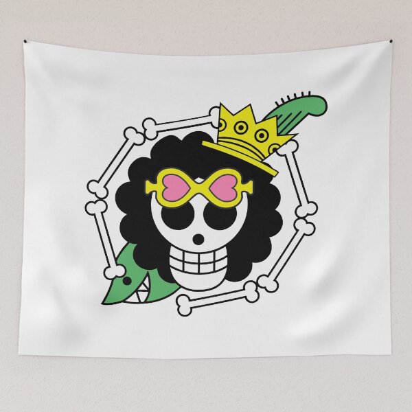 Item preview, brook soul king rumbar pirates jolly roger flag designed and sold by jeriney.