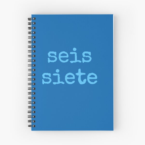 Item preview, Seis siete  - Spanish for 67 designed and sold by PickledjoArt.