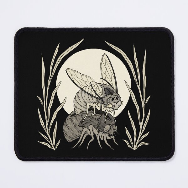 Item preview, Cicada Rebirth Dark Academia Witchcraft Goblincore Entomology Vintage designed and sold by Veymoth.