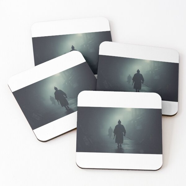 Item preview, Ronin walking in mist designed and sold by OniBladeStudio.
