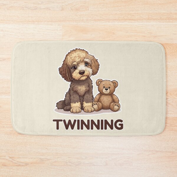 Item preview, Aussie Doodle vs. Teddy Bear - Twinning Style designed and sold by Searching ideas.