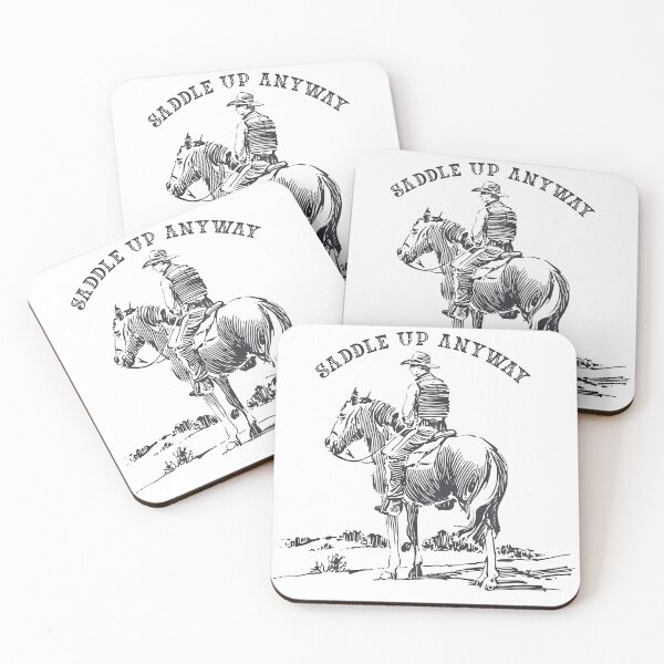 Item preview, Saddle Up Anyway John Wayne Western Camp Mug - Cowboy Enamel Mug - Best Gifts for Him - Christmas Gifts for Dad - Western Gifts designed and sold by MikaylaThomps.