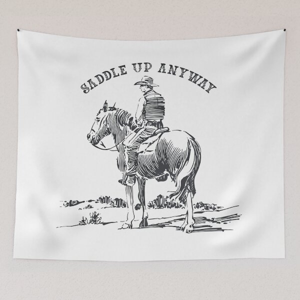 Item preview, Saddle Up Anyway John Wayne Western Camp Mug - Cowboy Enamel Mug - Best Gifts for Him - Christmas Gifts for Dad - Western Gifts designed and sold by MikaylaThomps.