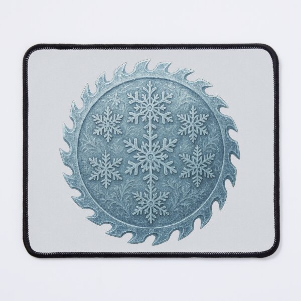 Item preview, Snowblade Saw – Iced Silver Snowflake Edition designed and sold by BROHLine Studio.