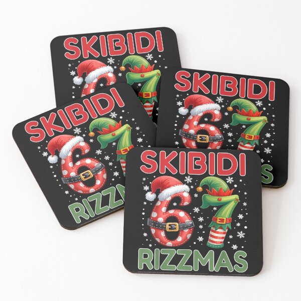 Artikelvorschau, Lustiger Skibidi Rizzmas Six Seven, trendiger Weihnachtshumor für junge Leute entworfen und verkauft von DorikoKazan.