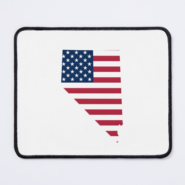 Item preview, Nevada USA Flag Silhouette – Stars and Stripes State Outline designed and sold by Paper Drip.