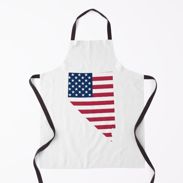 Item preview, Nevada USA Flag Silhouette – Stars and Stripes State Outline designed and sold by Paper Drip.